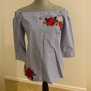 Off the shoulder too